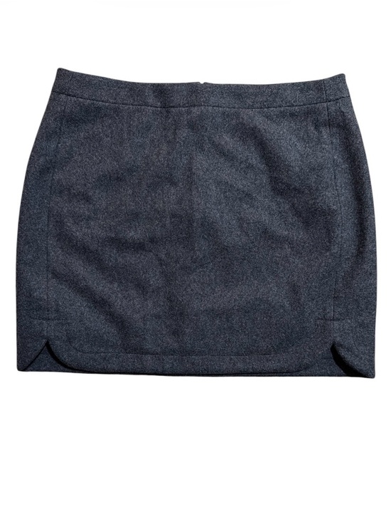 J. Crew Dresses & Skirts - J. Crew Charcoal Gray Wool-Blend Mini Skirt